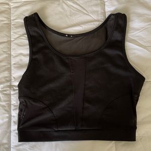 Black mesh top! Entire back is mesh